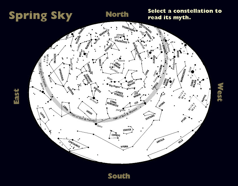 Spring Star Chart