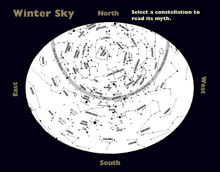 Winter Star Chart